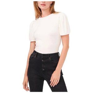 1.State Womens Ribbed Stretch Shirt T-Shirt Top BHFO 9228 Size M New With Tags